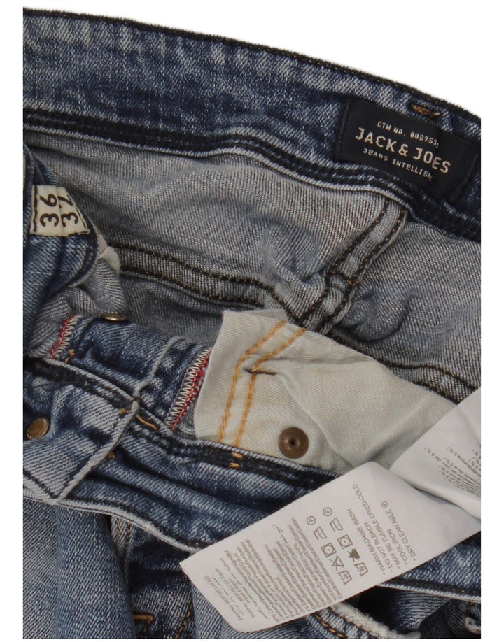 JACK & JONES Мужские джинсовые шорты W36, большие синие, хлопок