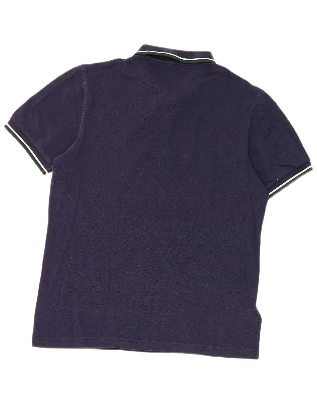 Мужская рубашка-поло Fred Perry среднего размера, темно-синяя, хлопок