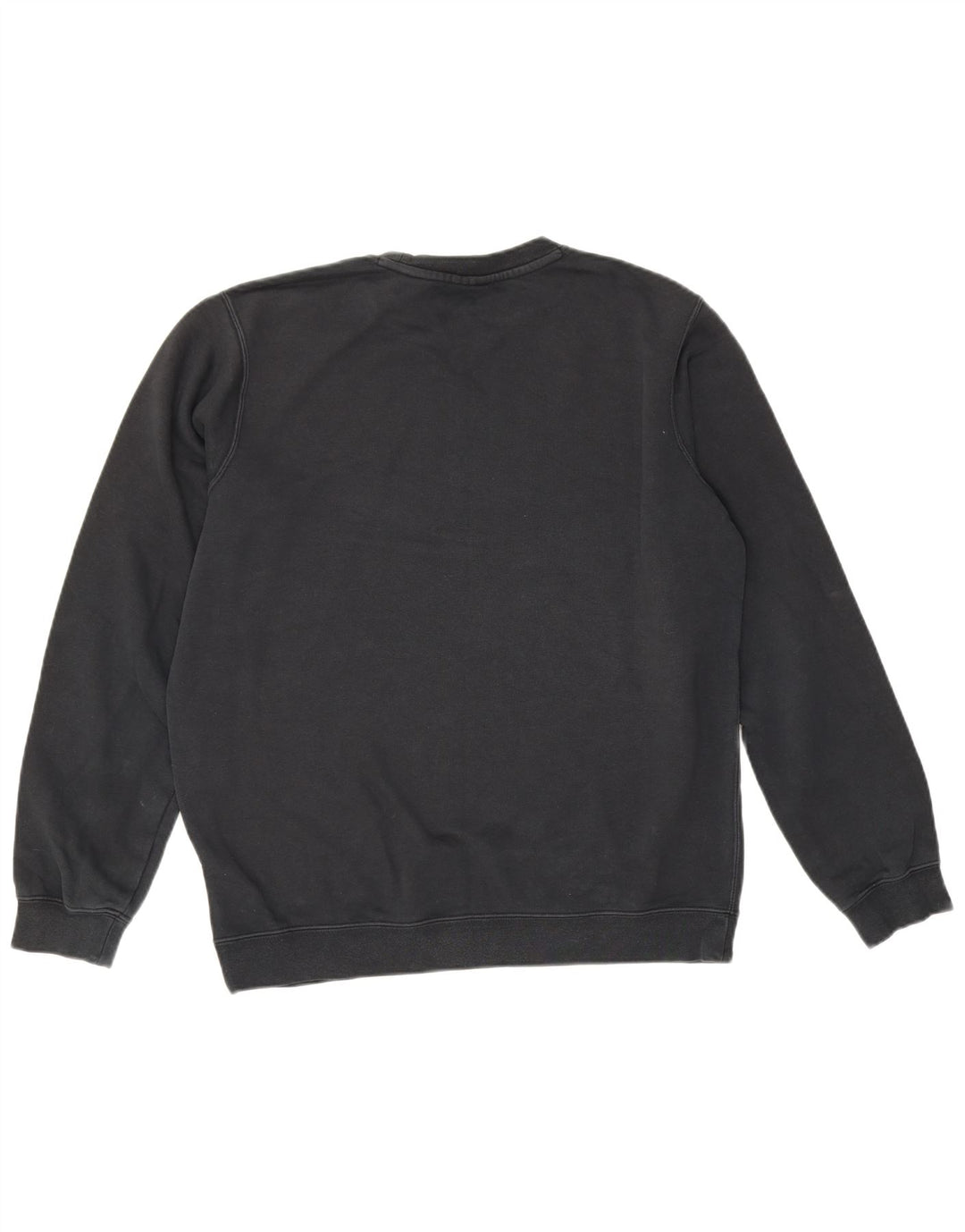 Мужской свитшот NIKE, хлопковый джемпер среднего размера, черный