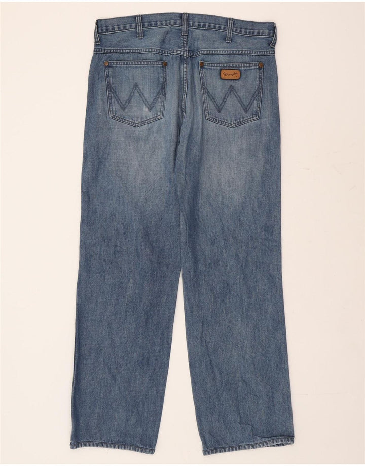Мужские прямые джинсы WRANGLER Texas W34 L31, синий хлопок