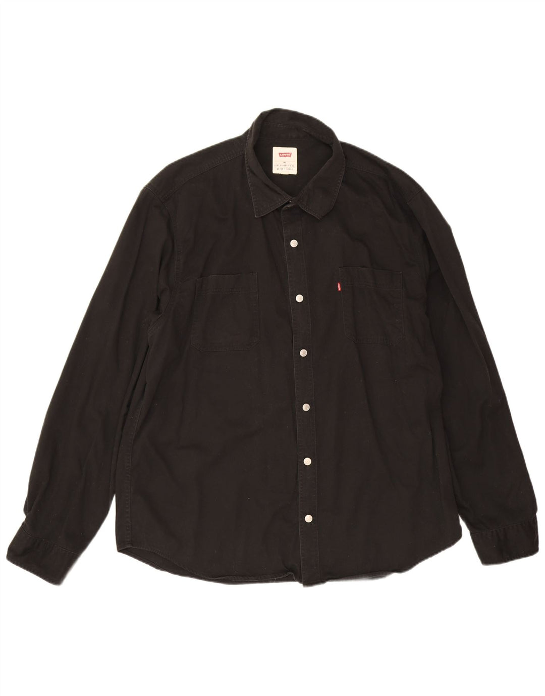 Мужская рубашка Levi's 2XL, черный хлопок