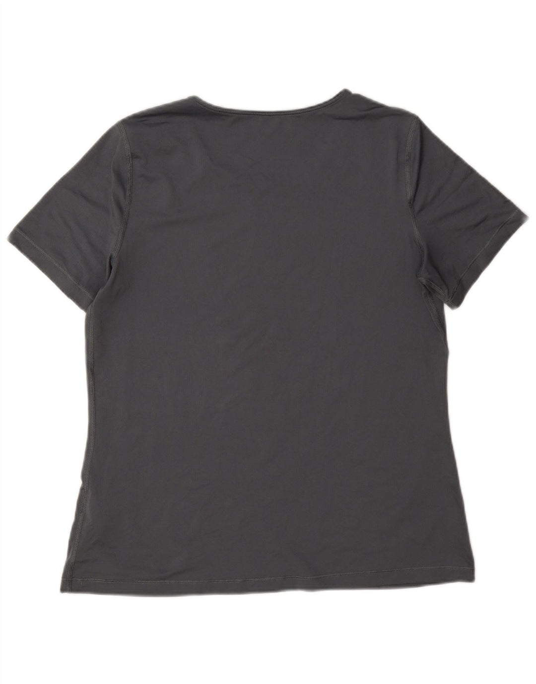 Женская футболка Nike Dri Fit Top UK 16, большой серый полиэстер