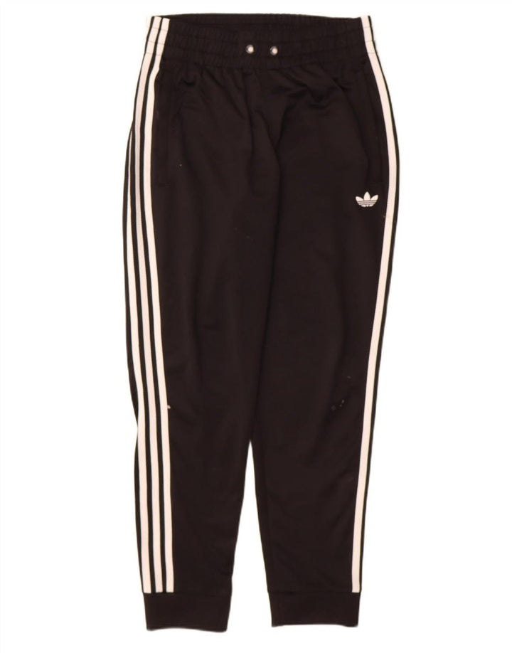 ADIDAS Mens Tracksuit Trousers Joggers Medium  Black Polyester