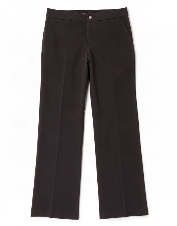 Женские прямые костюмные брюки Calvin Klein США 6, средние W32 L32, черные
