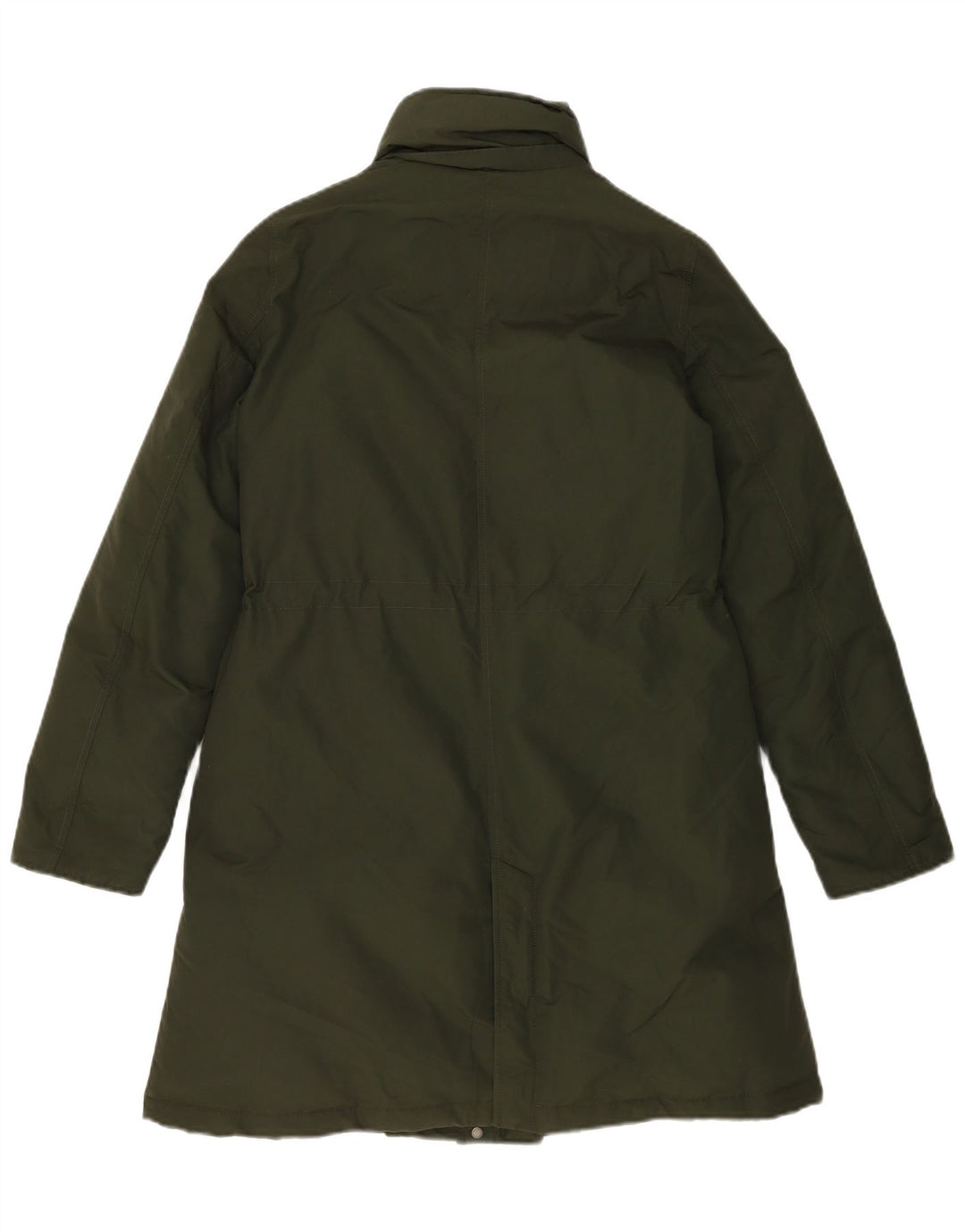 Женская стеганая куртка оверсайз Woolrich UK 10, маленький размер, цвет хаки, хлопок