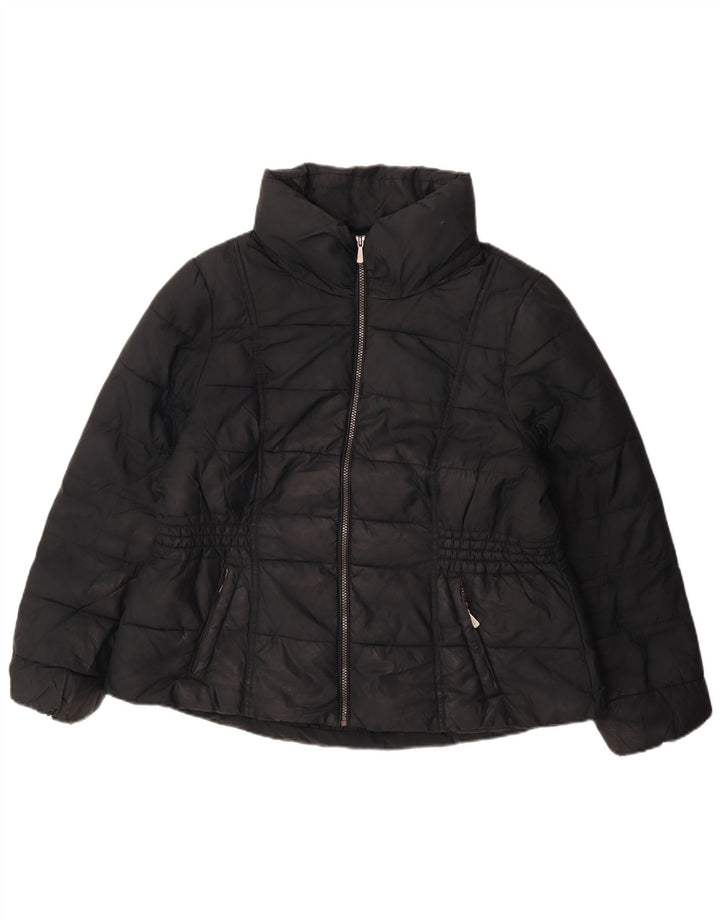 Женская стеганая куртка Marks & Spencer UK 20 2XL Темно-синий полиэстер