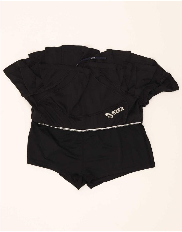 Женские шорты Asics UK 18 XL, черный полиэстер