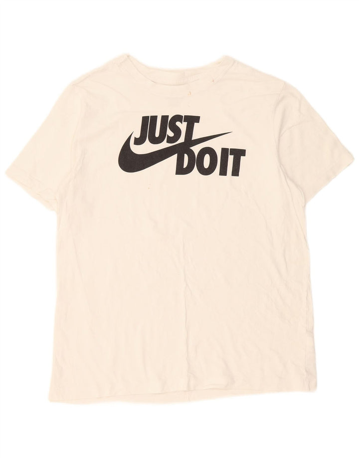 Мужская футболка с рисунком Nike, большой белый хлопок