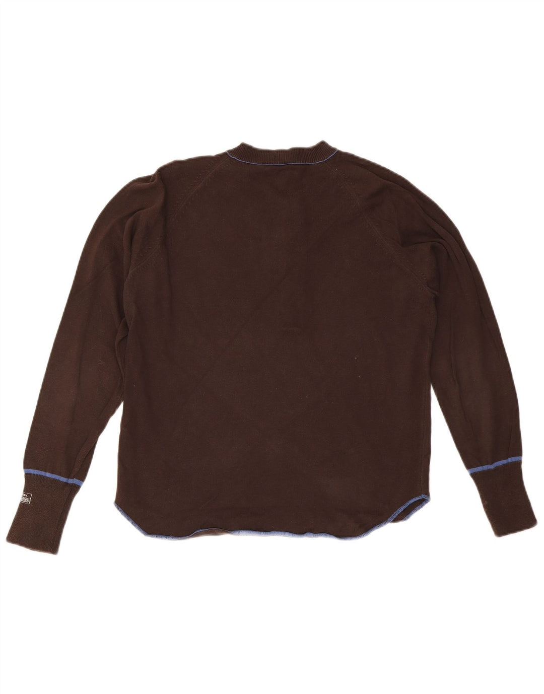 Женский свитер DIESEL на пуговицах, Великобритания 14, средний коричневый хлопок, хлопковый