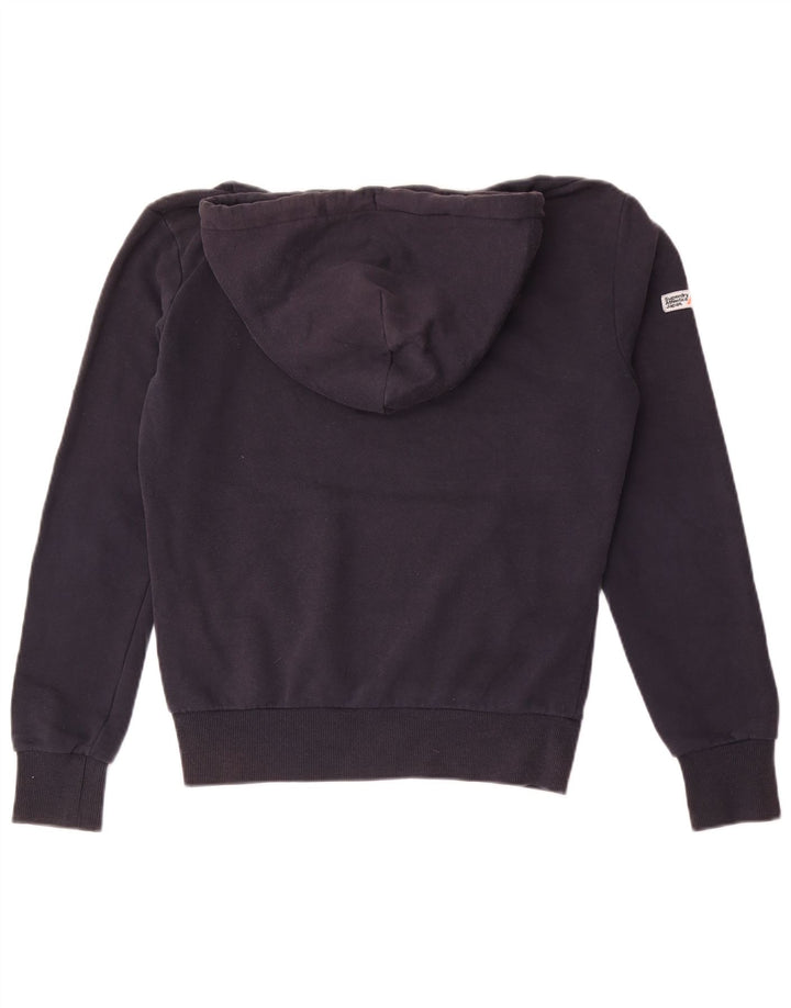 Мужской джемпер с капюшоном Superdry, маленький, темно-синий, хлопок