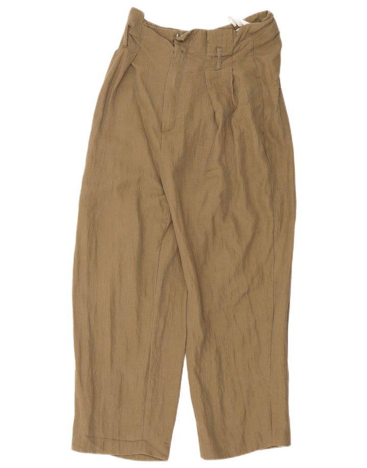 Женские брюки-шаровары Zara Medium W28 L22 хаки из лиоцелла