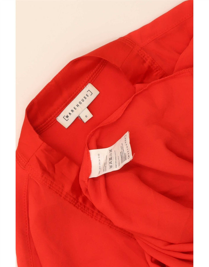 Женская блузка Warehouse Top UK 6 XS, красный полиэстер
