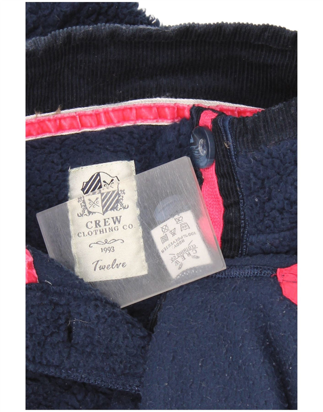 Женский флисовый джемпер Crew Clothing UK 12, средний темно-синий, полиэстер