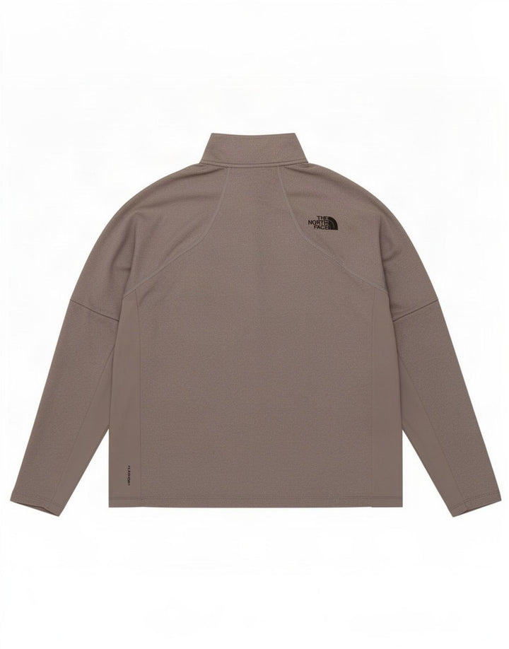 Мужской пуловер с воротником на молнии The North Face, большой серый полиэстер
