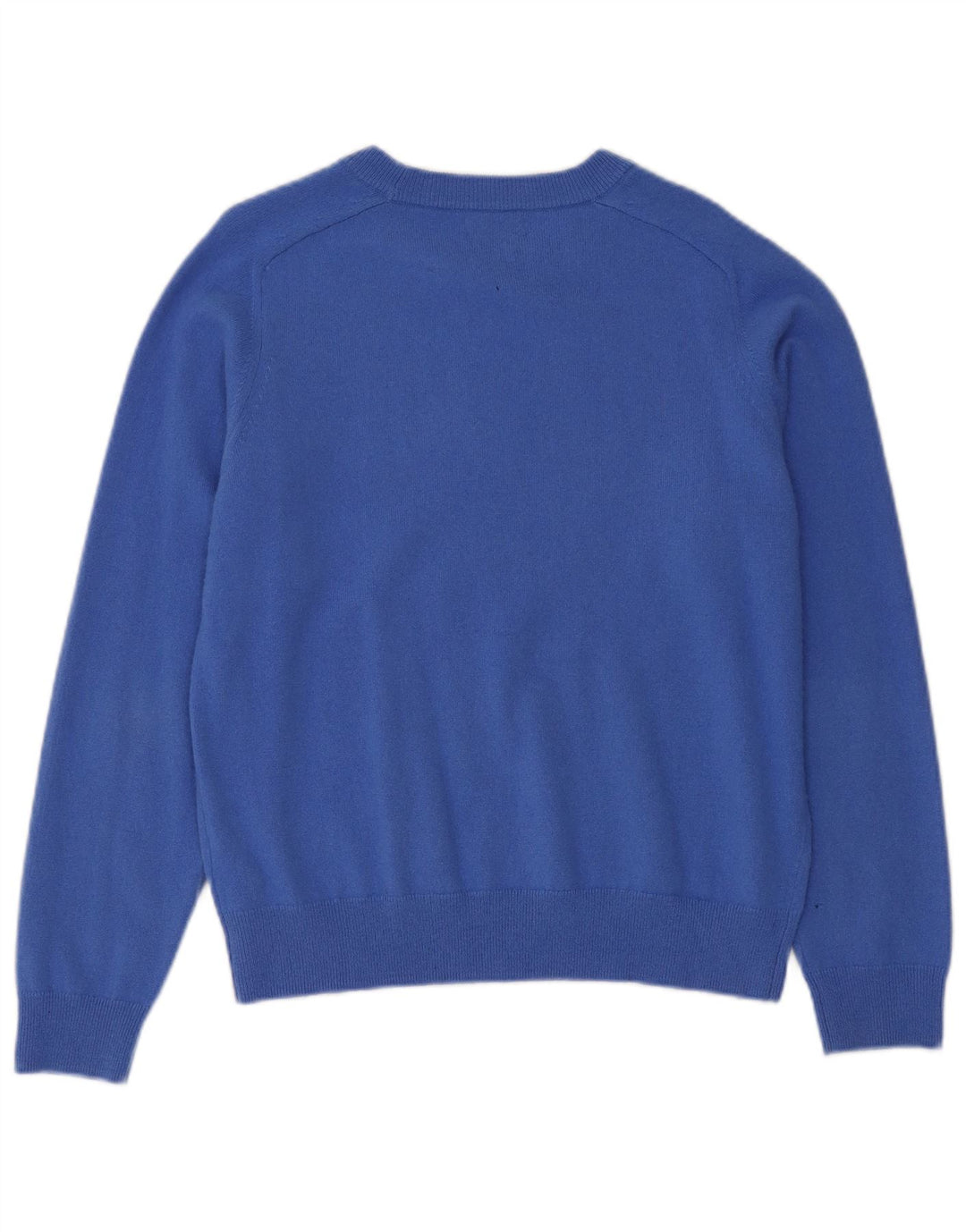 Мужской джемпер с круглым вырезом Massimo Dutti XL, синяя шерсть