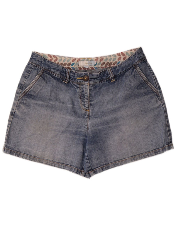 Женские джинсовые шорты Boden UK 14, большие, W34, синие, хлопок