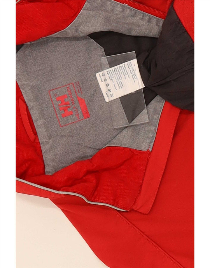 Мужская куртка-бомбер Helly Hansen с графическим рисунком UK 40, большая красная, из полиамида, спортивная