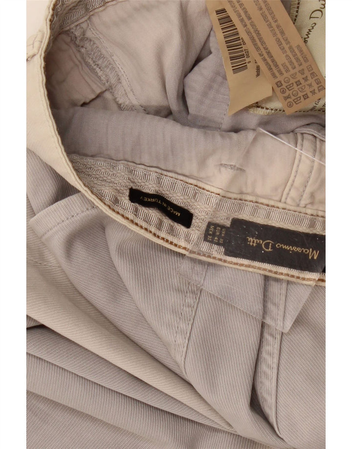 Мужские прямые повседневные брюки MASSIMO DUTTI EU 42, большие W32 L32, серые