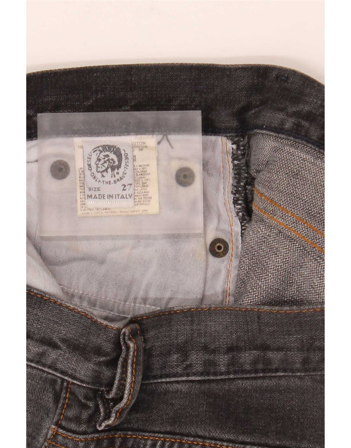 Женские расклешенные джинсы Diesel W27 L32, черный хлопок