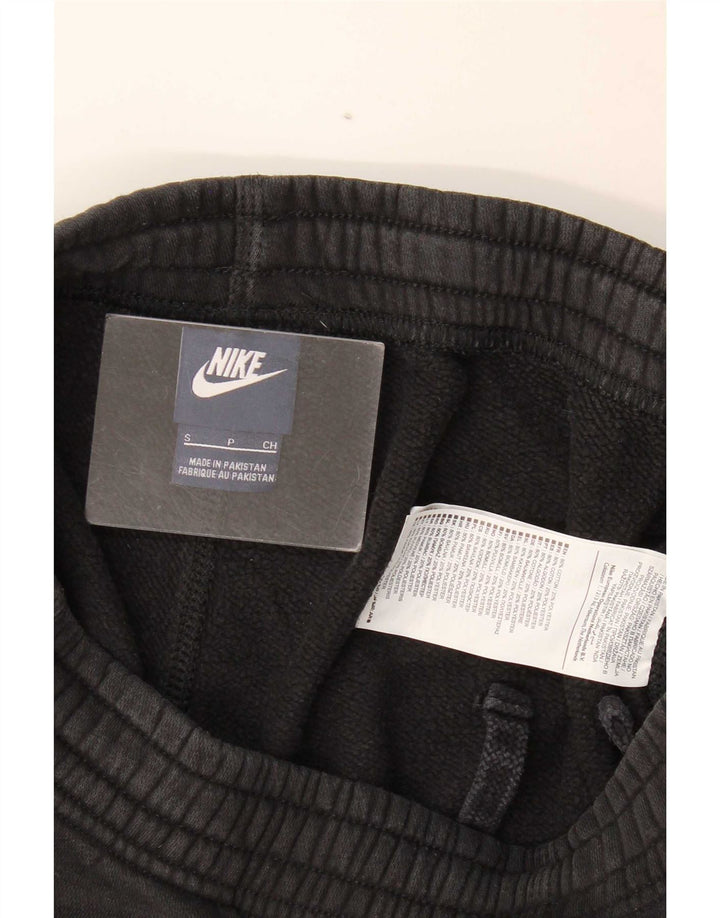 Мужские спортивные брюки Nike, маленькие черные хлопковые брюки для бега