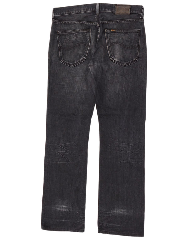 Мужские прямые джинсы Lee Freeburn W33 L34, черный хлопок