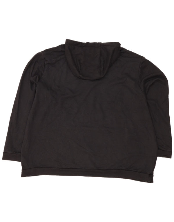 Мужской джемпер с капюшоном Nike Dri Fit Graphic Standard Fit 4XL, черный полиэстер