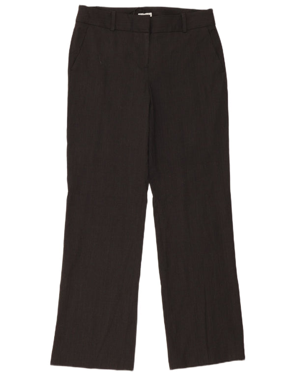 Женские прямые костюмные брюки JIGSAW UK 12, средний W34 L34, серый полиэстер