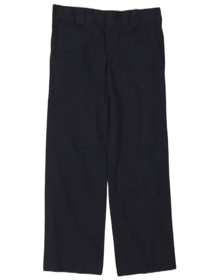 DICKIES Mens Slim Straight Chino Trousers W29 L30 Navy Blue Polyester