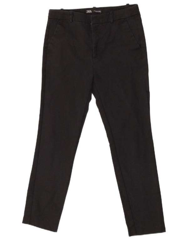 Женские брюки чинос Zara EU 36 XS W26 L25 черные