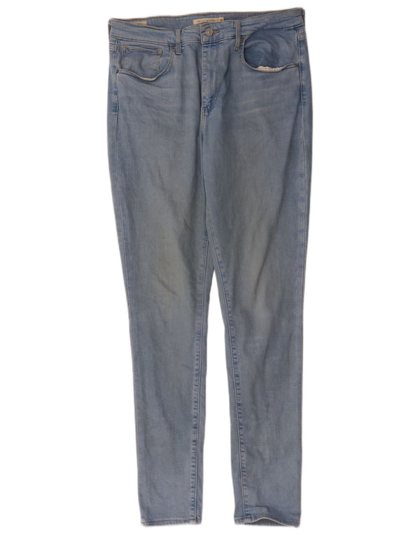 Женские джинсы скинни Levi's 721 с высокой посадкой W31 L31 Синие лиоцелл