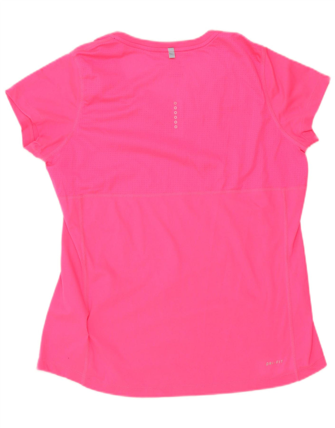 Женская футболка Nike Dri Fit Top UK 14, большой розовый полиэстер