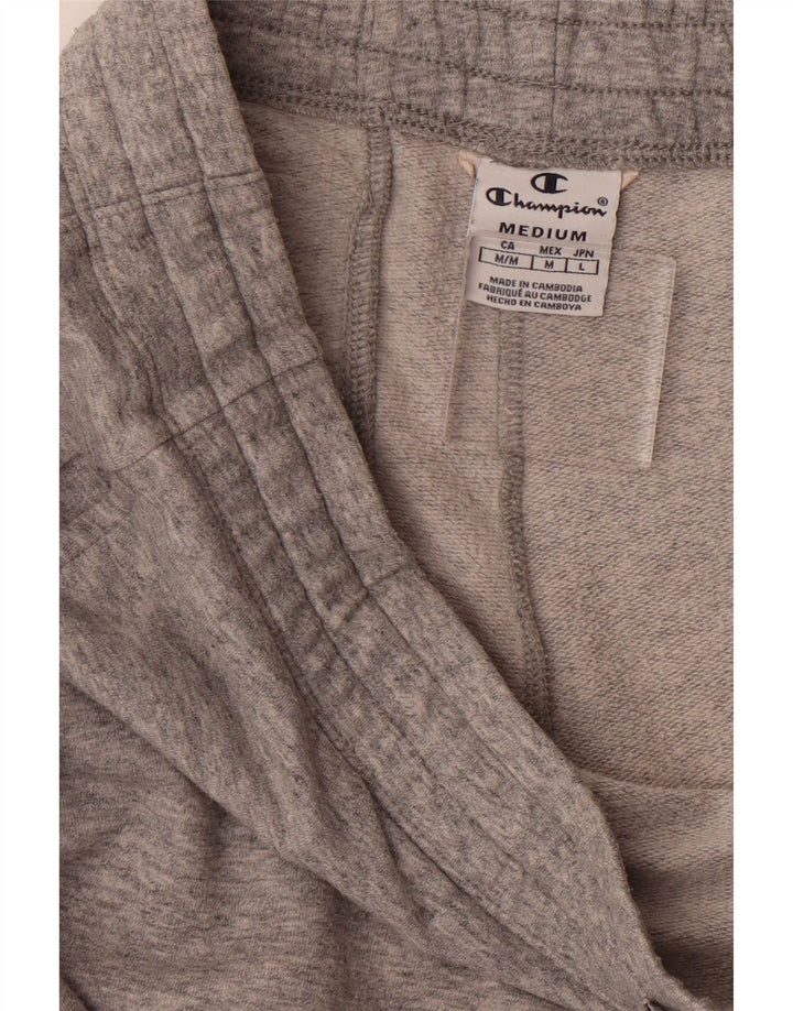 CHAMPION Mens Graphic Tracksuit Trousers Joggers Medium  Grey