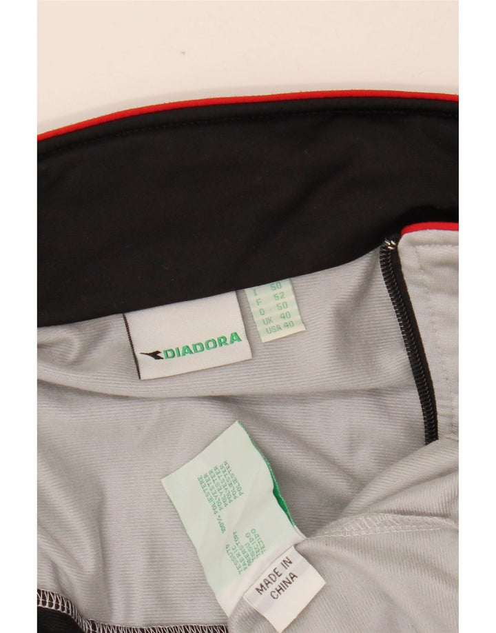 Верхняя куртка мужского спортивного костюма DIADORA UK 40, полиэстер среднего серого цвета