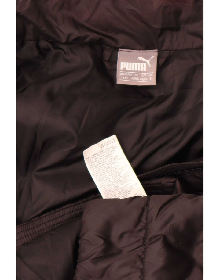 Мужская стеганая куртка Puma UK 36, маленькая, черная, полиэстер