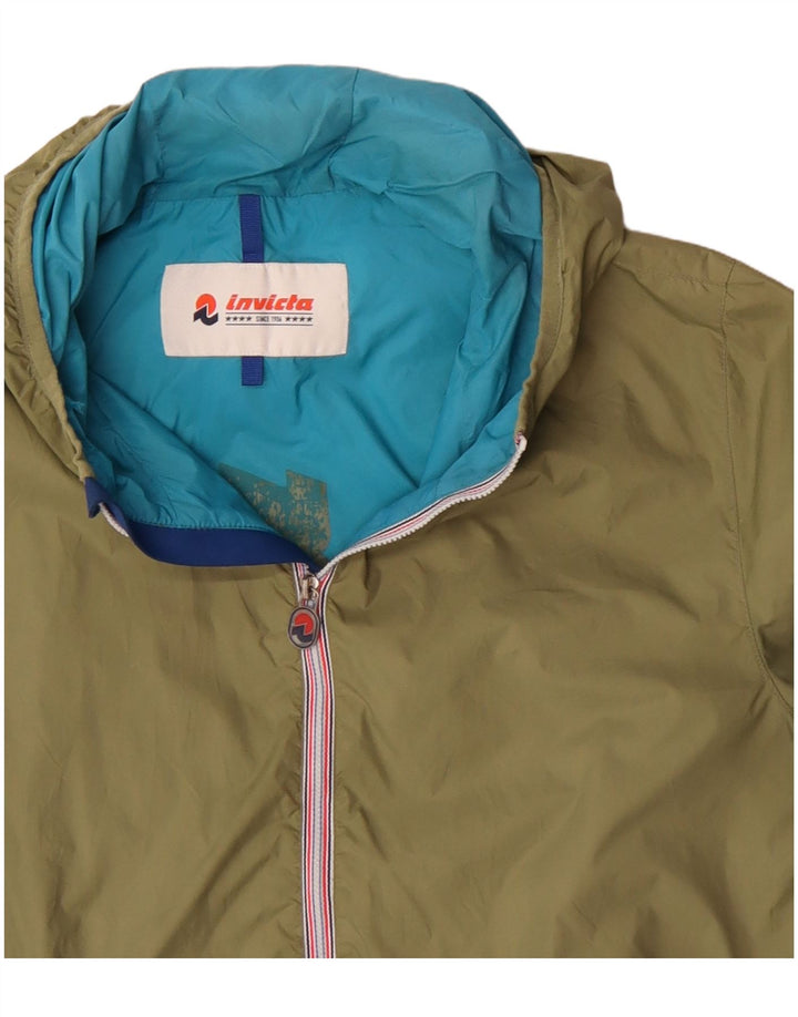 Мужская дождевик Invicta с капюшоном UK 38 Средний Хаки