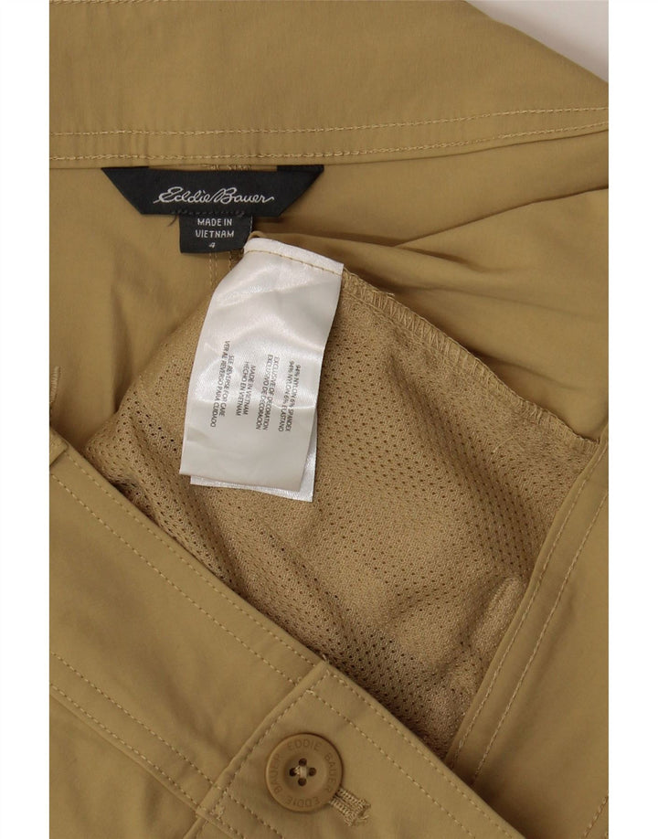 Женские шорты-карго Eddie Bauer US 4, маленькие W30, бежевый нейлон