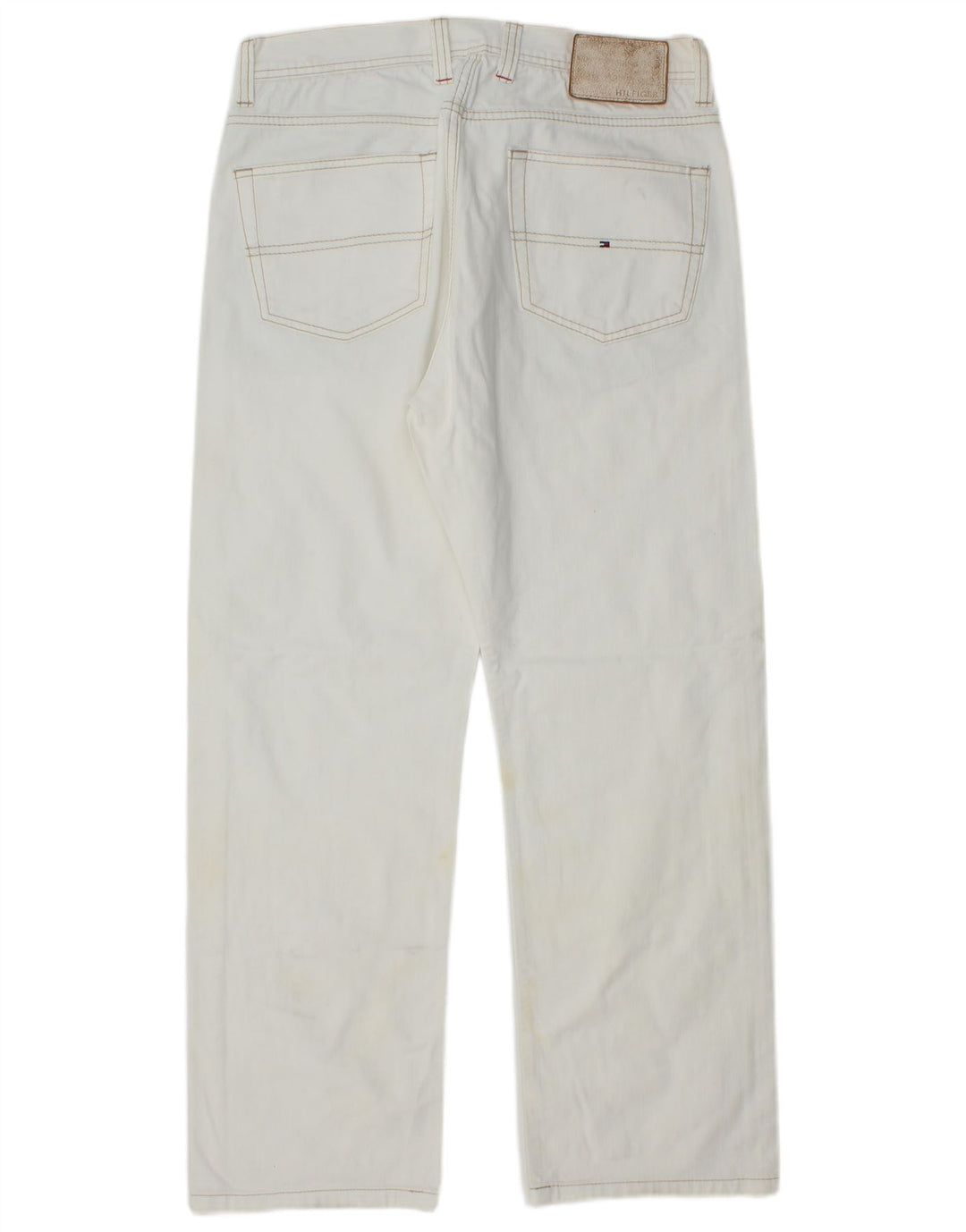 TOMMY HILFIGER Мужские прямые джинсы W34 L29 синие, хлопок