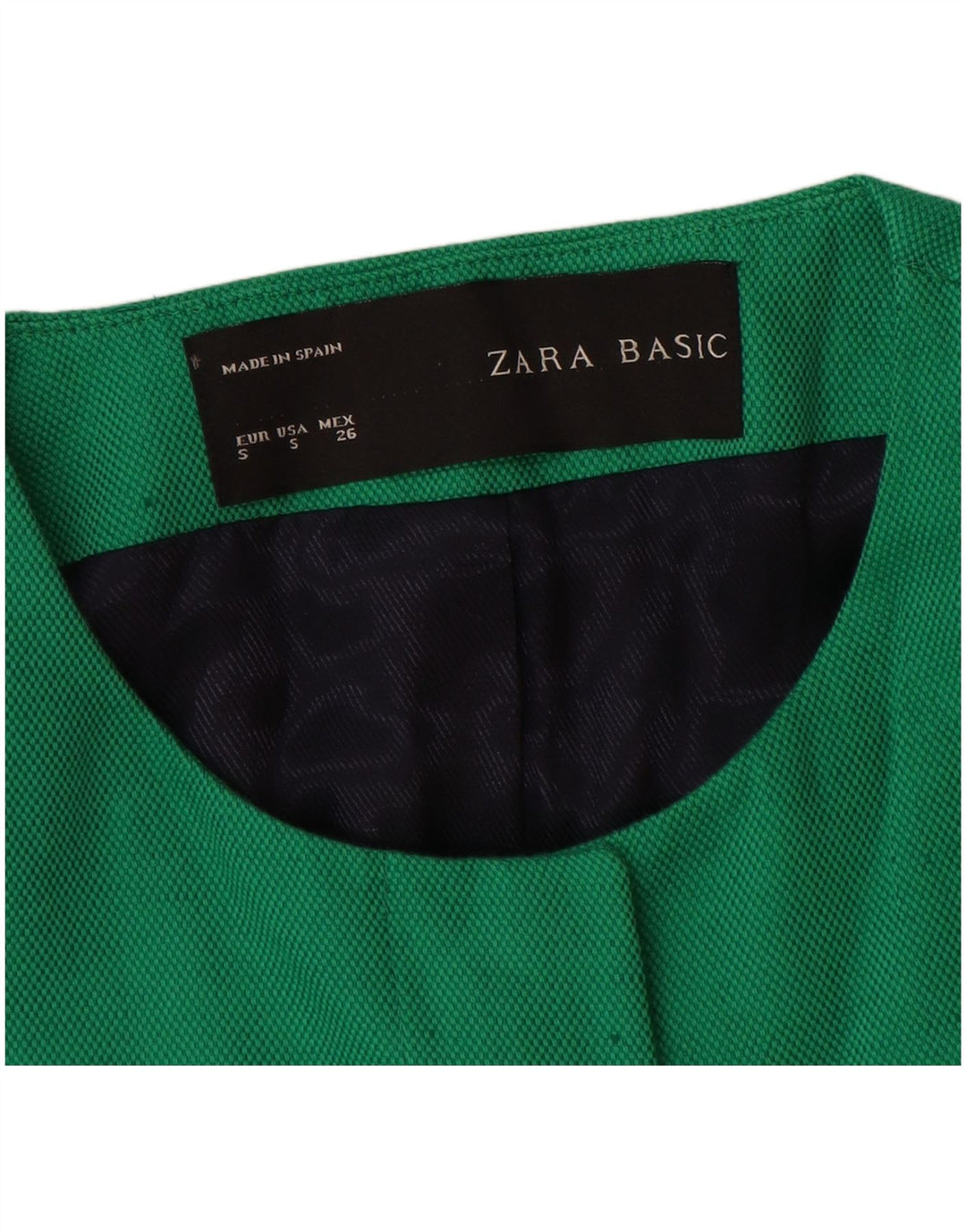 Женское пальто Zara UK 10, маленький зеленый хлопок