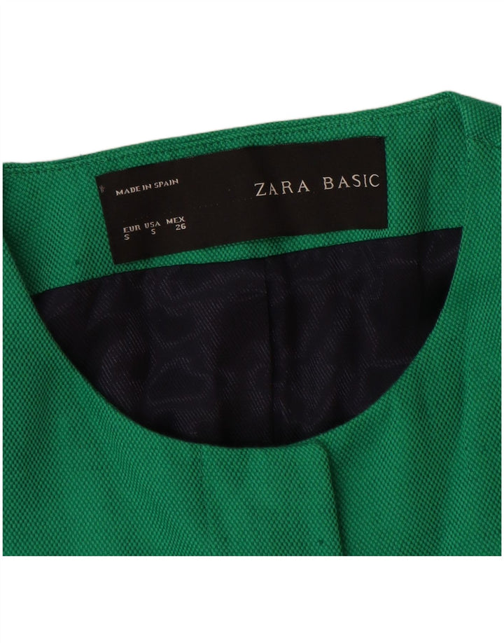 Женское пальто Zara UK 10, маленький зеленый хлопок