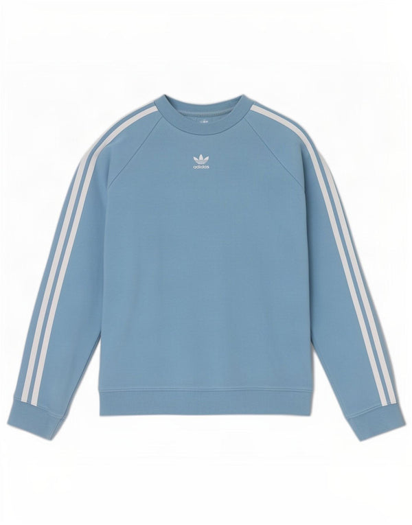 Женский свитер Adidas Jumper UK 8, маленький синий хлопок