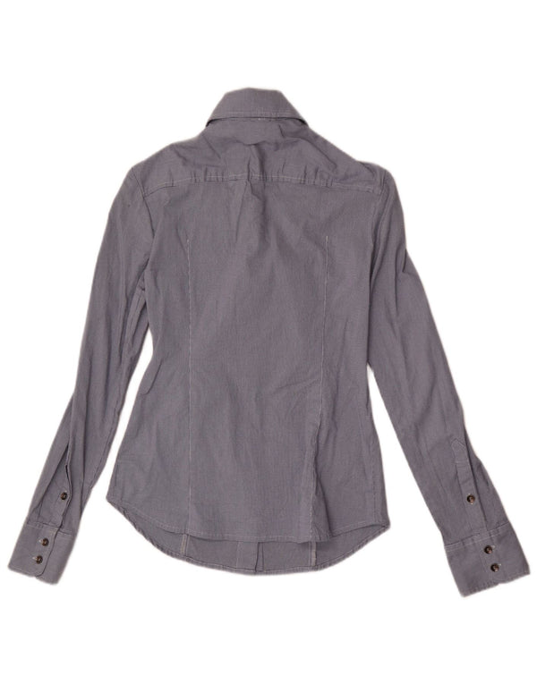 Женская рубашка Murphy & Nye Chicago Ill UK 18 XL, темно-синяя, хлопок с узором «гусиные лапки»