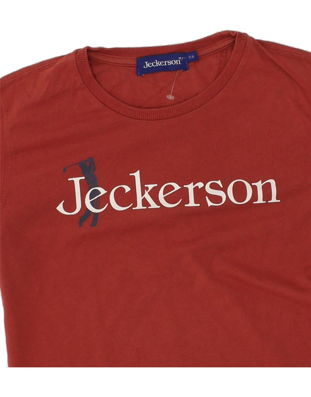JECKERSON Boys Graphic Top Long Sleeve 11-12 Years Maroon | Vintage Jeckerson | Thrift | Second-Hand Jeckerson | Used Clothing | Messina Hembry 