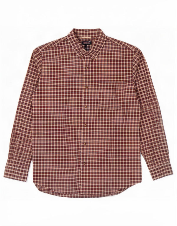 Мужская рубашка Chaps 2XL, хлопковая красная клетка