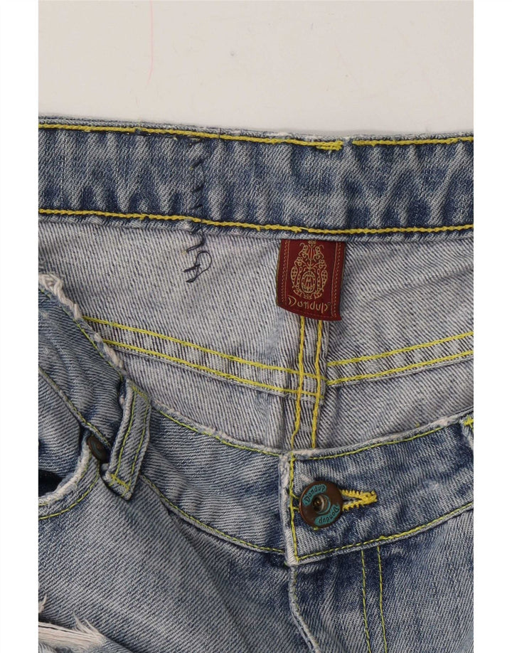Dondup Женские укороченные джинсы карго W28 L24 синие