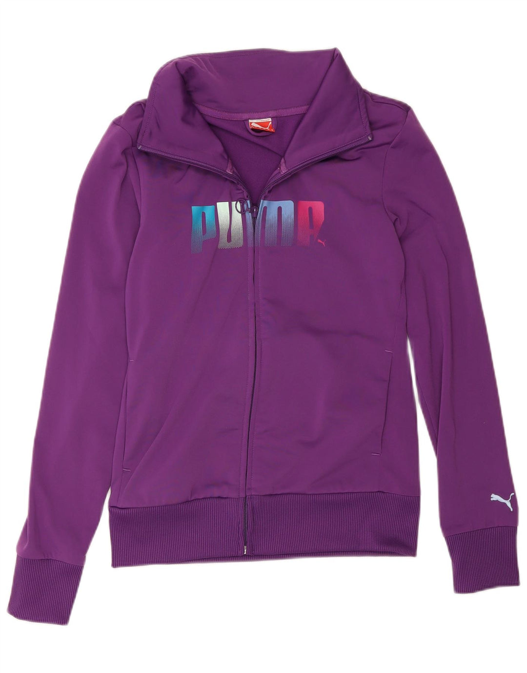 Женский спортивный костюм Puma с графическим рисунком UK 10, маленький фиолетовый, полиэстер