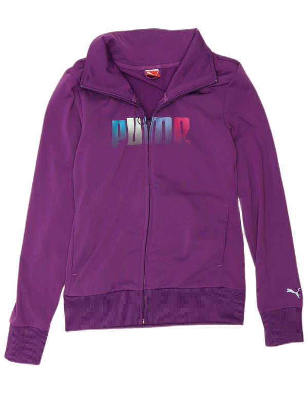 Женский спортивный костюм Puma с графическим рисунком UK 10, маленький фиолетовый, полиэстер