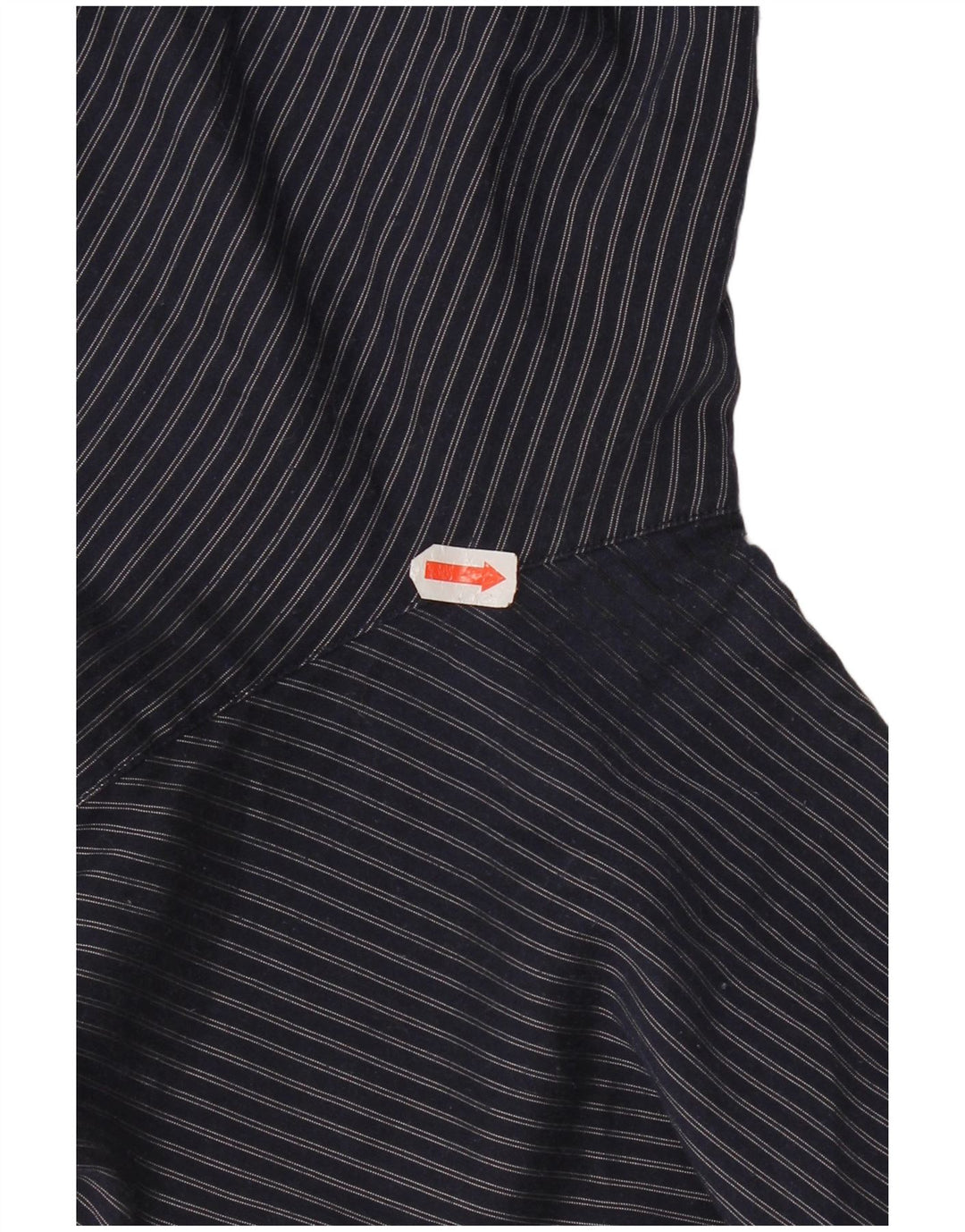 Мужская рубашка стандартного кроя Armani в клетку, большая темно-синяя полоска, полиэстер