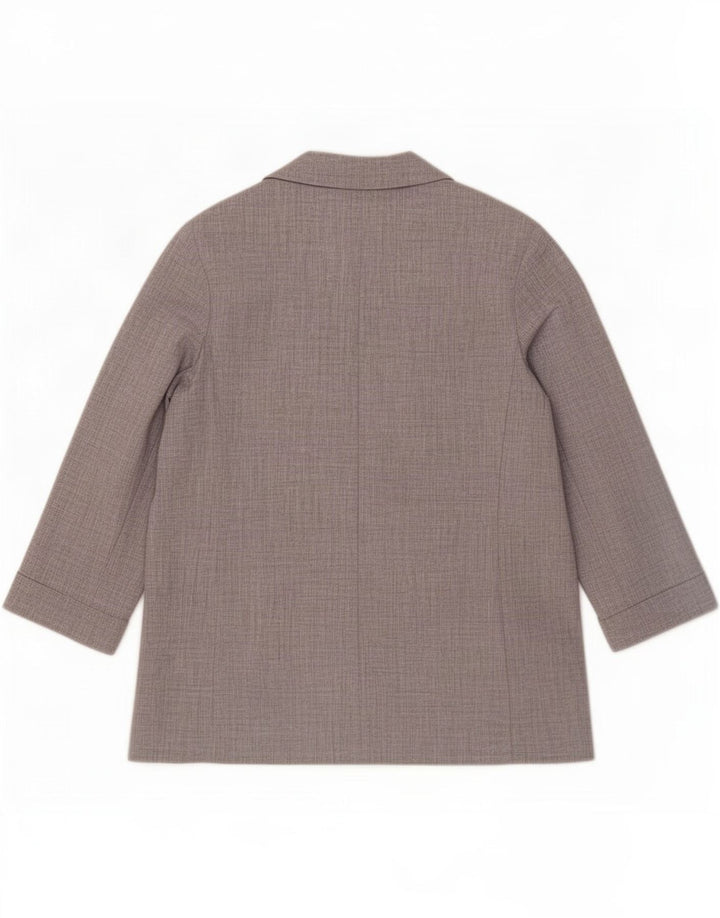 Женский открытый пиджак с рукавами 3/4 Marks & Spencer, Великобритания 16, большой серый