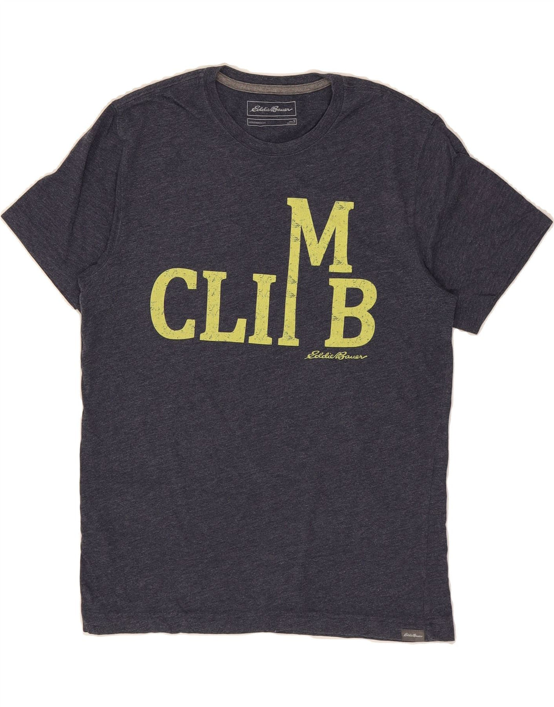 EDDIE BAUER Mens Graphic T-Shirt Top Small Navy Blue Cotton Vintage Eddie Bauer and Second-Hand Eddie Bauer from Messina Hembry 