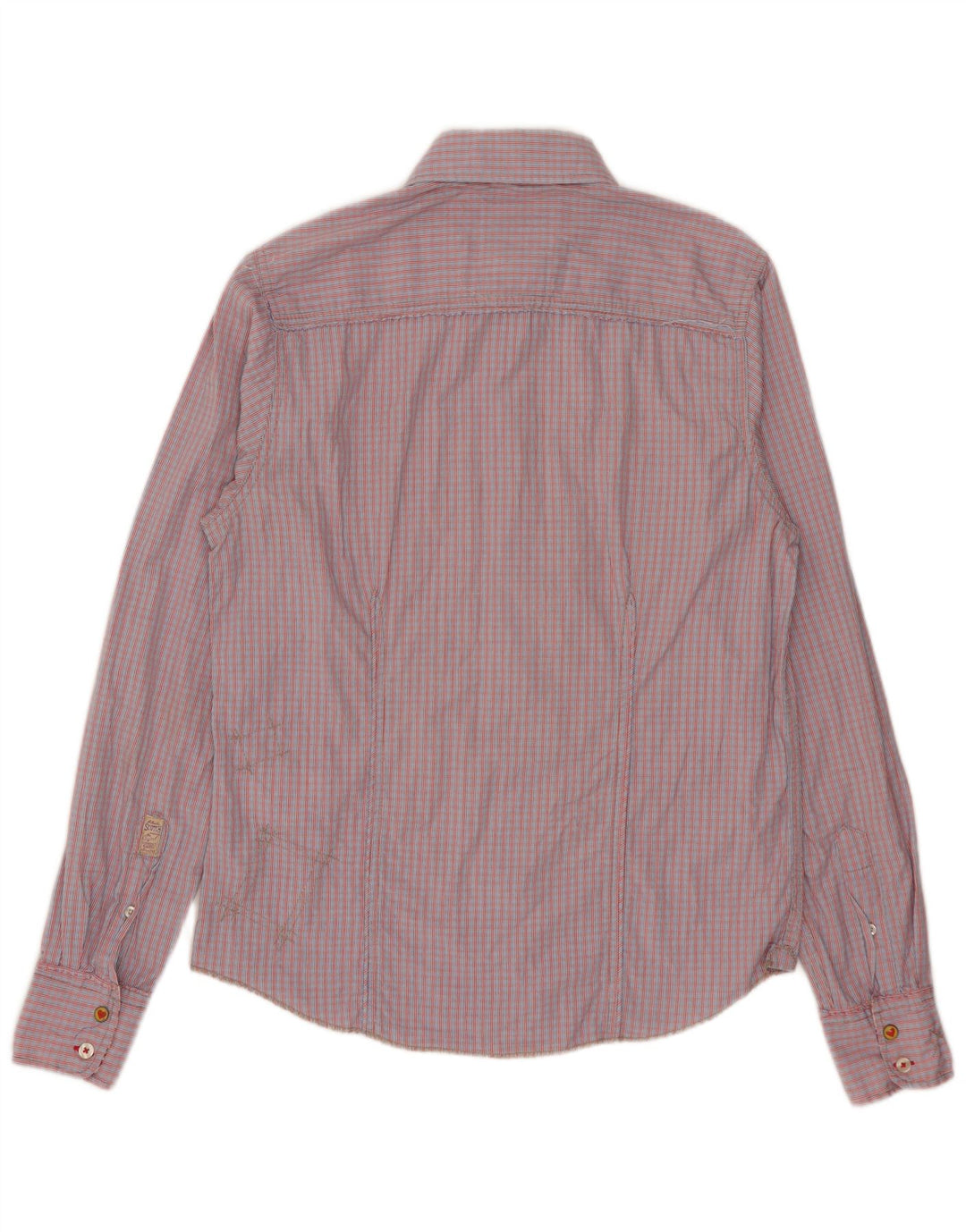 Мужская рубашка Scotch & Soda, маленькая красная клетка, хлопок